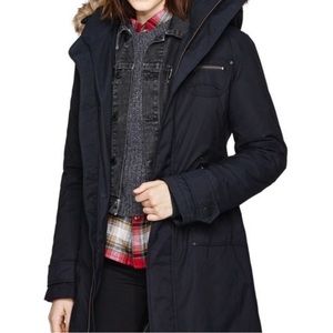 TNA Aritzia Black Verbier Parka